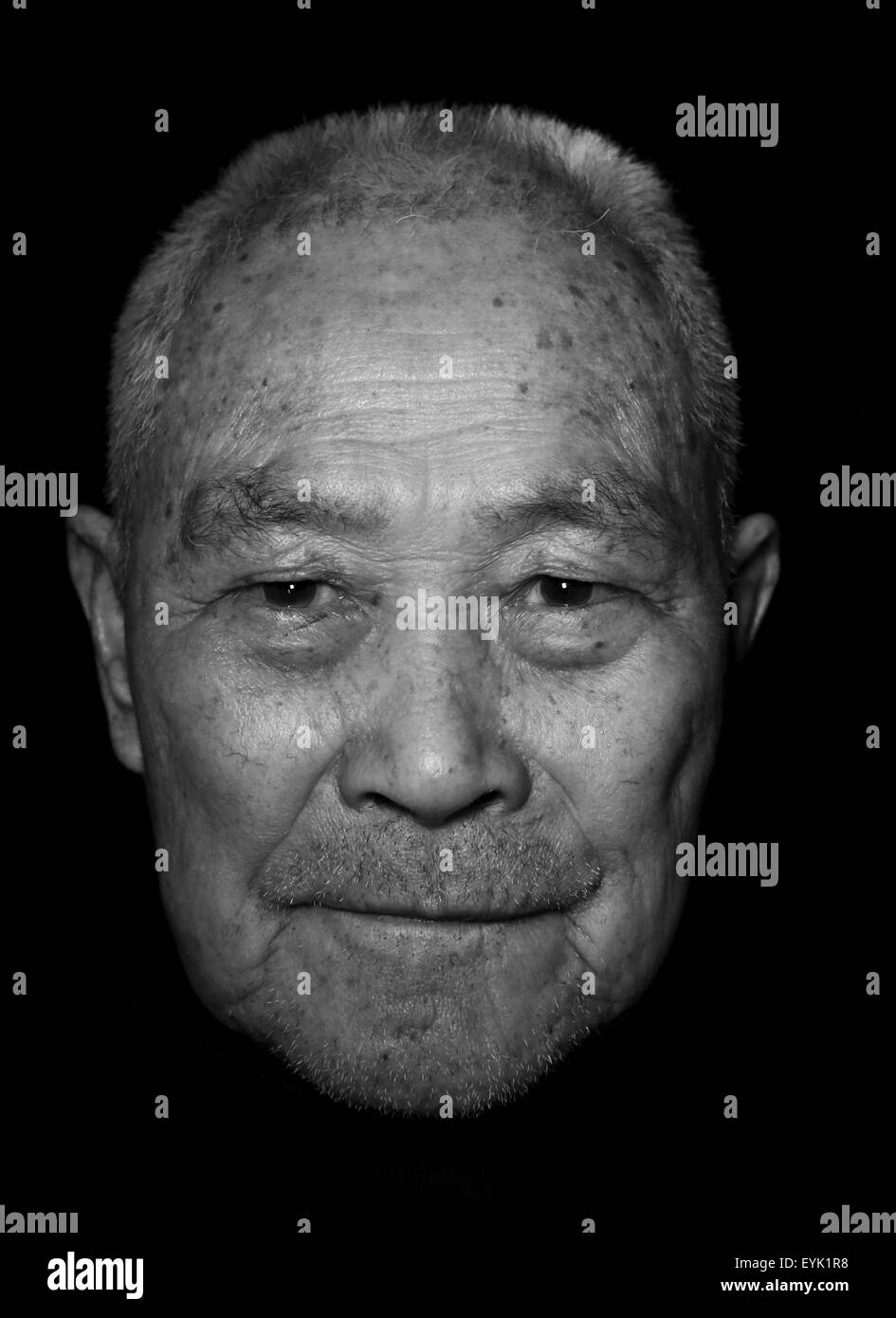 Chn. 25th Mar, 2015. CHINA - March 25 2015: (EDITORIAL USE ONLY. CHINA OUT)(MINIMUM PRICE: 100 USD)Cheng Wenzhan: Male, born in 1925 and now lives in Xiamen Fujian. After his father died in 1938, he went to Tongan and joined the 4th Detachment 2nd Group as a refugee. After 2 months, he turned into a second sergenant using 79 type rifle in 4th company 2nd Battlion 3rd Regiment 2nd Brigade 20th Division new Fujian Army, whose height only 10 cm higher than the rifle. Then joined in 1st squad 1st platoon 7th company 4rd battlion 120 th regiment 40th division 25th corp National revolutional Army Stock Photo