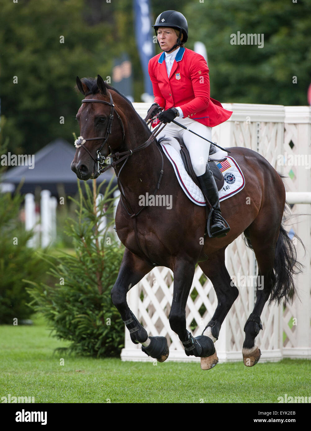 Hickstead, UK. 31 July, 2015. The Longines Royal International Horse Show.. Elizabeth Madden Hickstead, UK. 31 July, 2015. The Longines Royal International Horse Show.. Elizabeth Madden