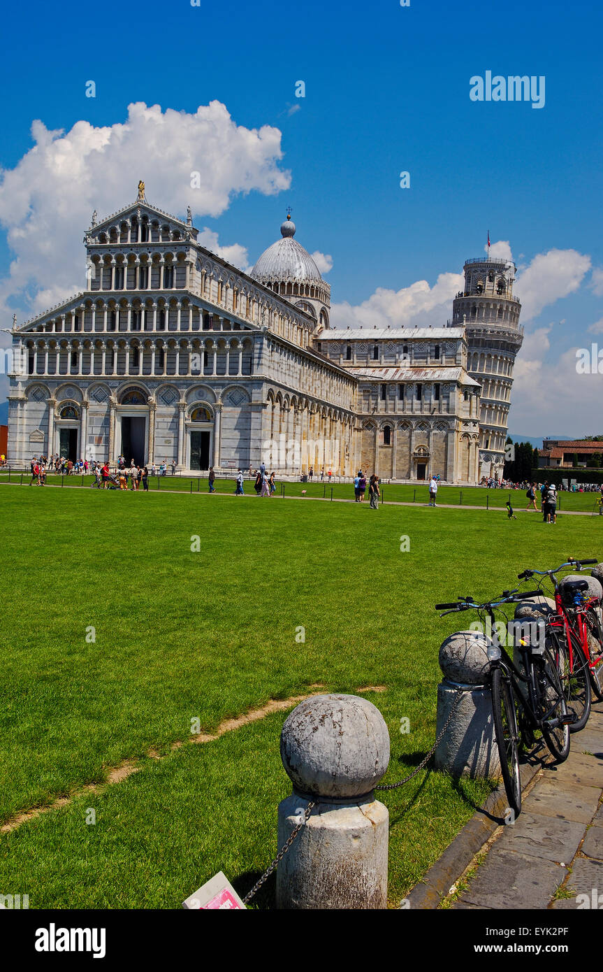 Pisa. Cathedral ( Duomo). Leaning Tower, Piazza del Duomo. Cathedral ...