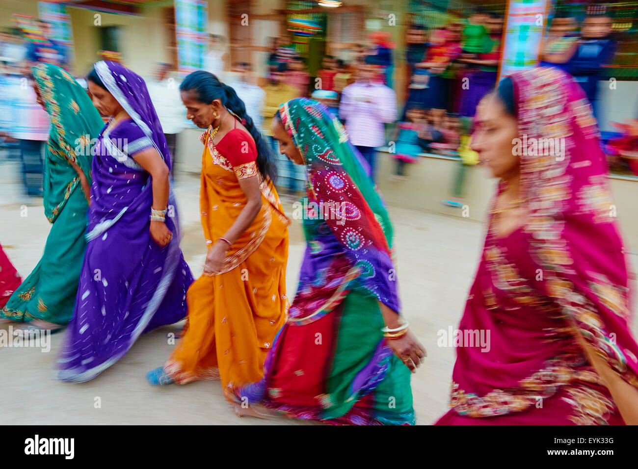 India, Gujarat, Kutch, Dhori village, wedding ceremony Stock Photo