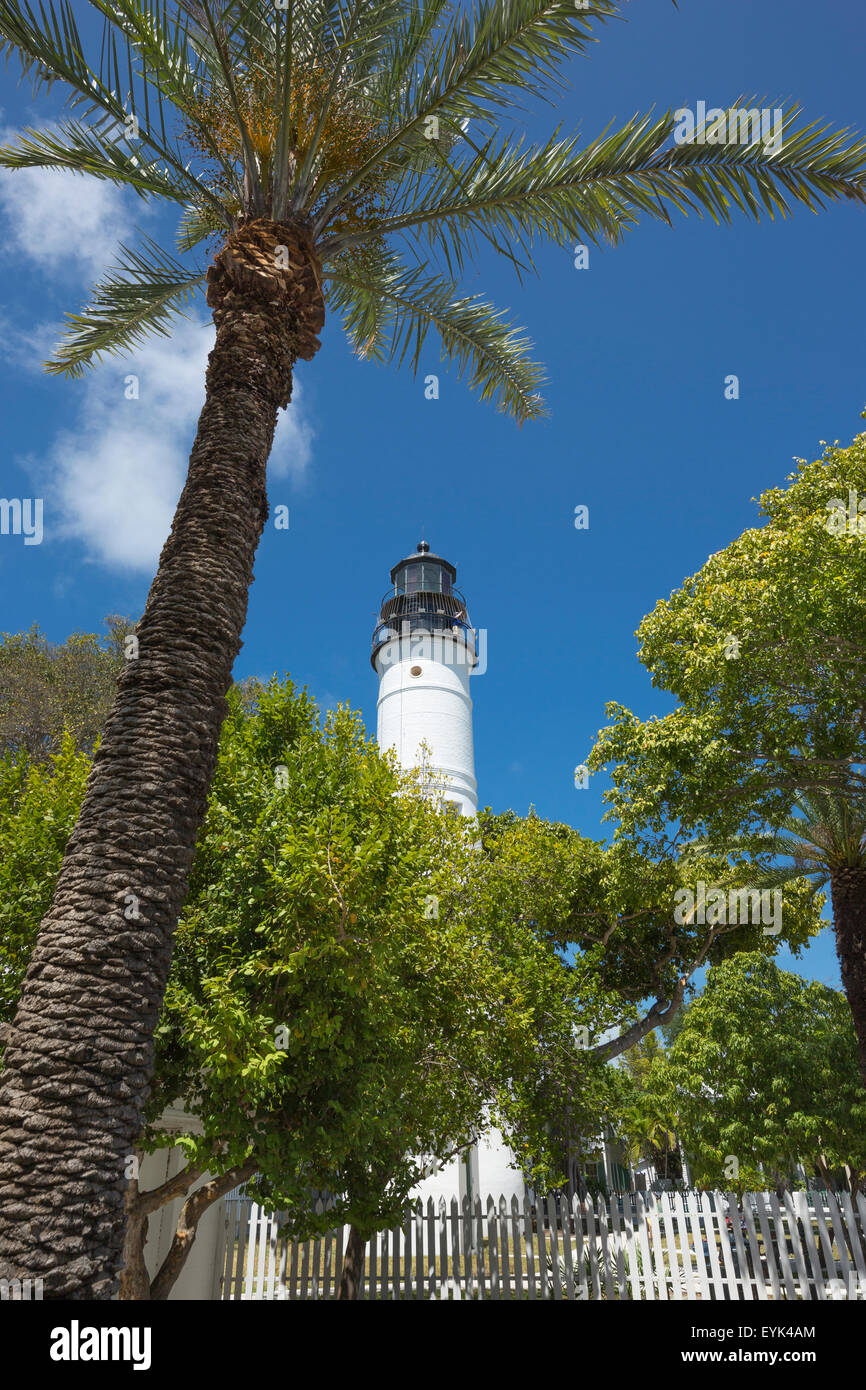 LIGHTHOUSE MUSEUM OLD TOWN HISTORIC DISTRICT KEY WEST FLORIDA USA Stock Photo