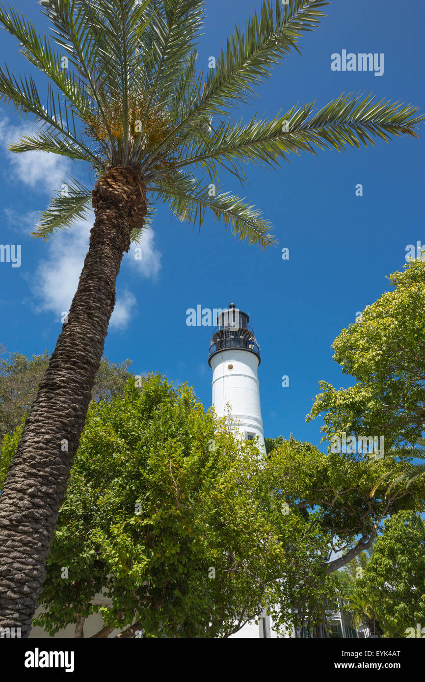 LIGHTHOUSE MUSEUM OLD TOWN HISTORIC DISTRICT KEY WEST FLORIDA USA Stock Photo