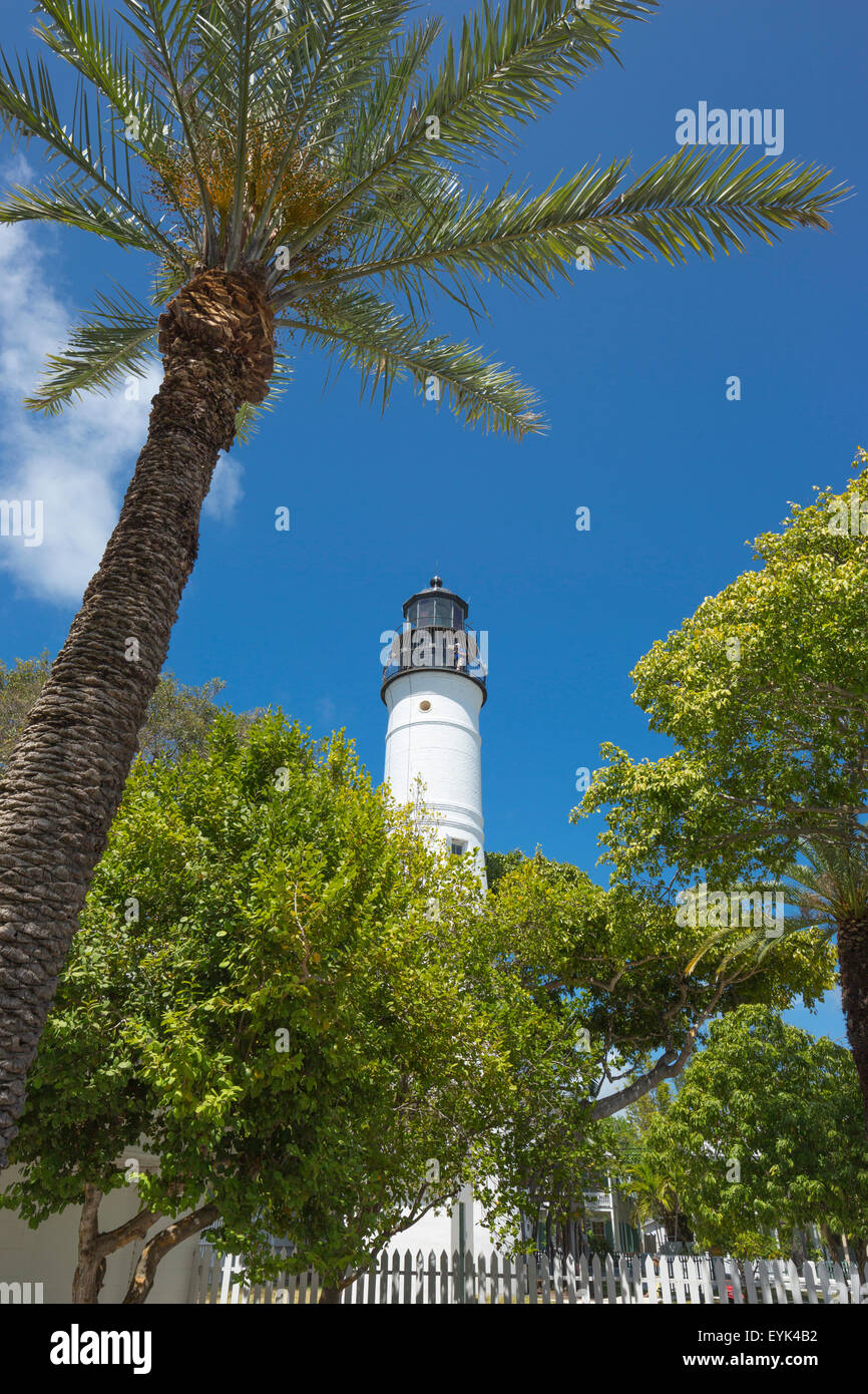 LIGHTHOUSE MUSEUM OLD TOWN HISTORIC DISTRICT KEY WEST FLORIDA USA Stock Photo