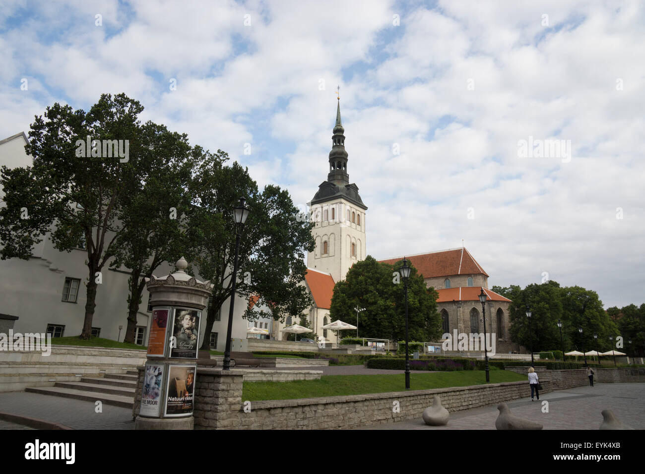 St. Nicholas Church in Tallinn, Estonia, is now a museum and a concert hall. Stock Photo