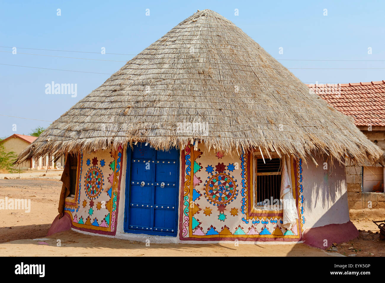 India, Gujarat, Kutch, Hodka village, Harijan ethnic group Stock Photo ...