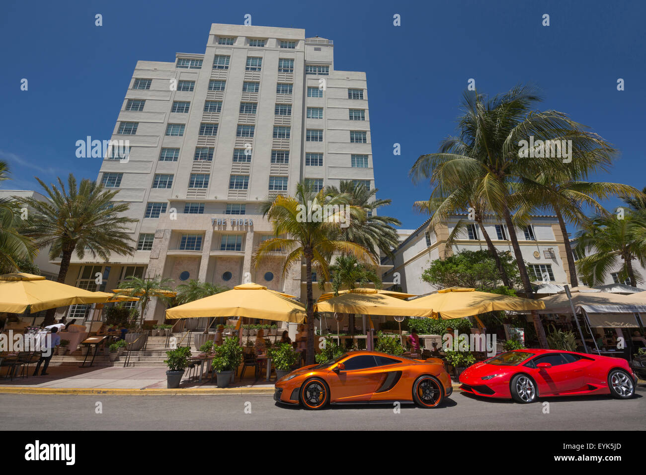 TIDES HOTEL HOTEL OCEAN DRIVE MIAMI BEACH MIAMI FLORIDA USA Stock Photo