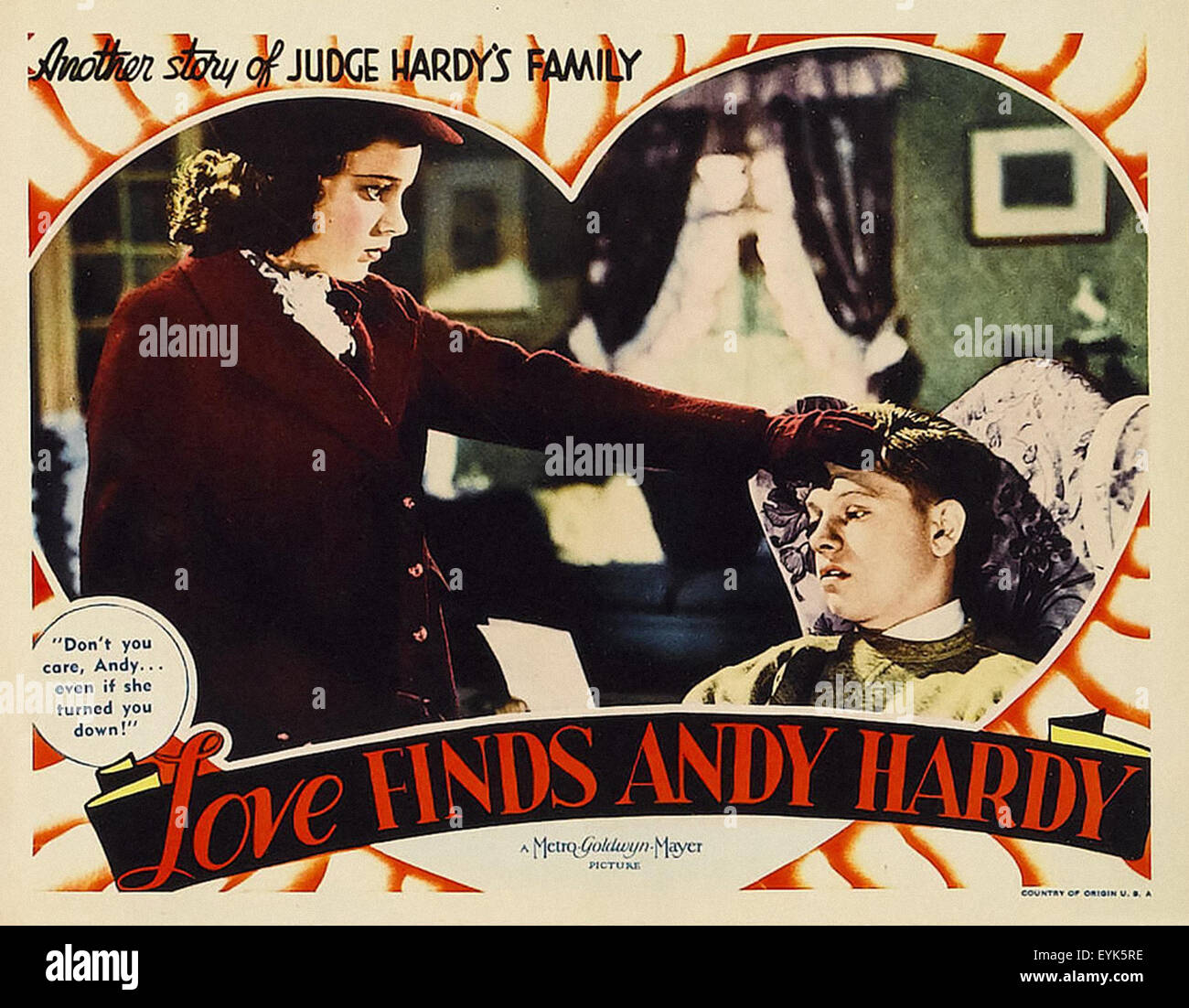 Love Finds Andy Hardy Movie Poster Stock Photo Alamy