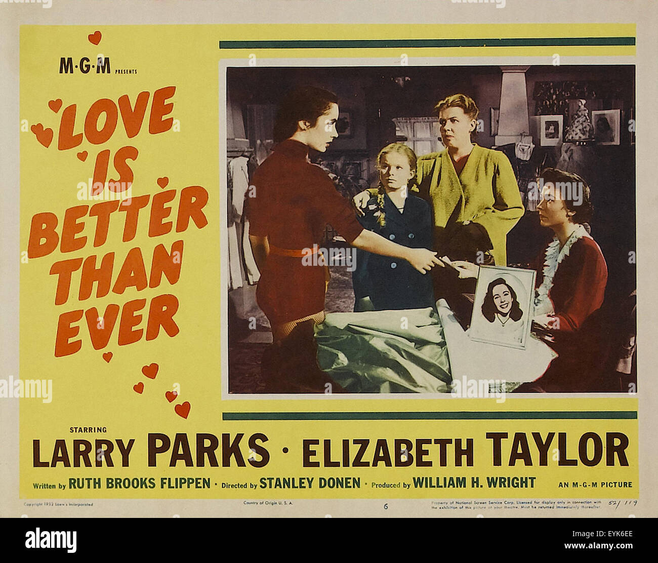 Love is Better Than Ever Movie Poster Stock Photo Alamy