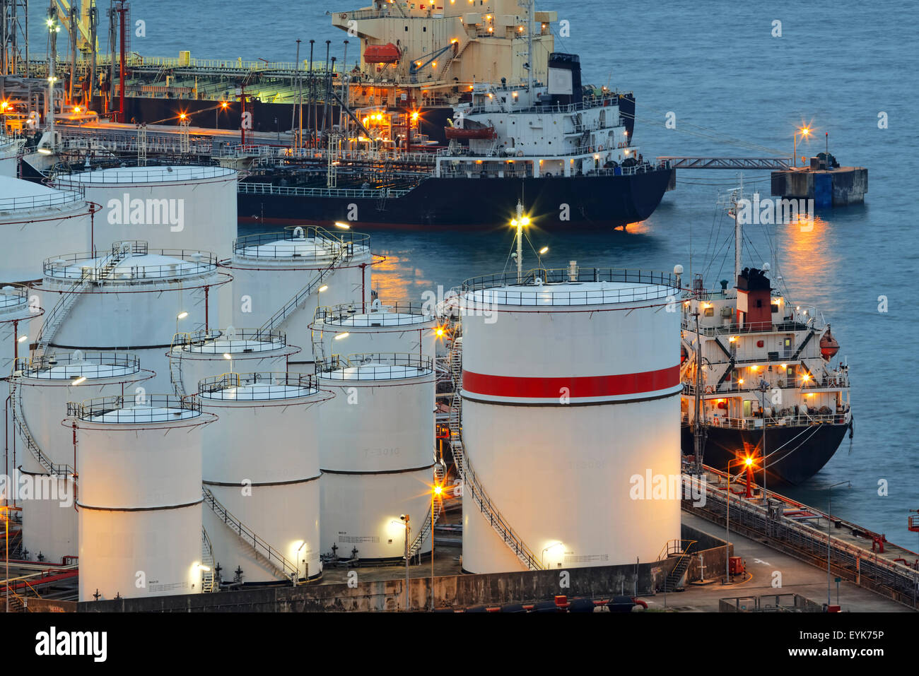 petrochemical industrial plant at sunset moment Stock Photo - Alamy
