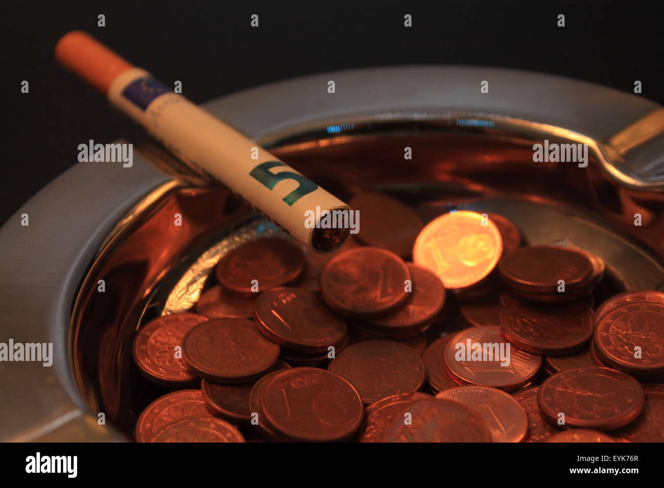 Smoking is expensive Stock Photo