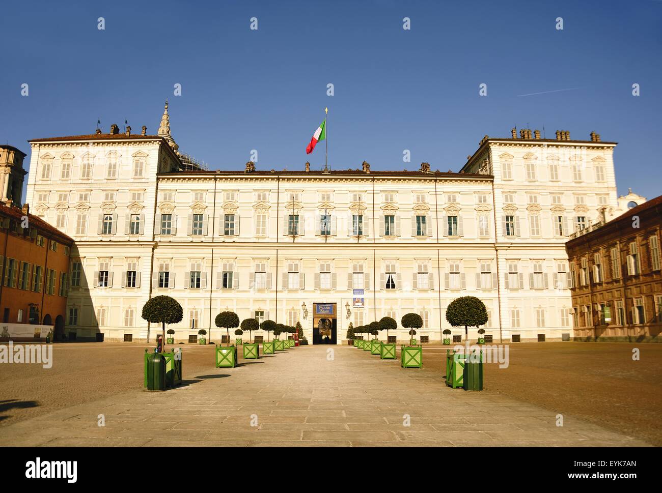 Royal Palace, Piazza Castello, Turin, Piedmont, Italy Stock Photo