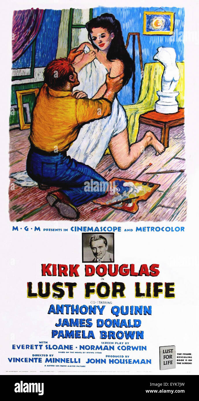 Lust for Life - Movie Poster Stock Photo