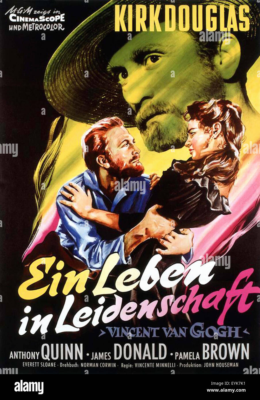 Lust for Life - German Movie Poster Stock Photo