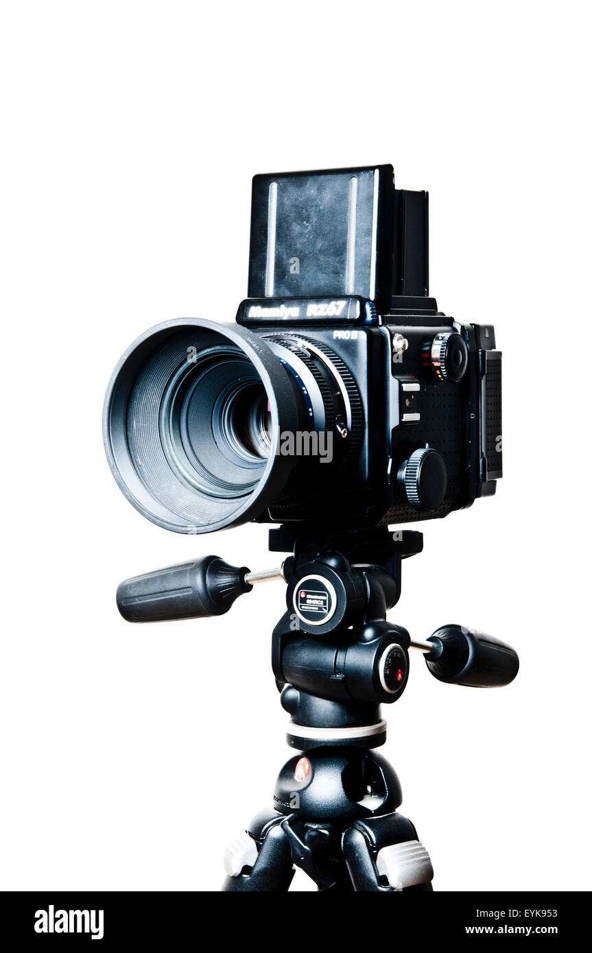 Mamiya RZ67 Pro II medium format photo camera Stock Photo