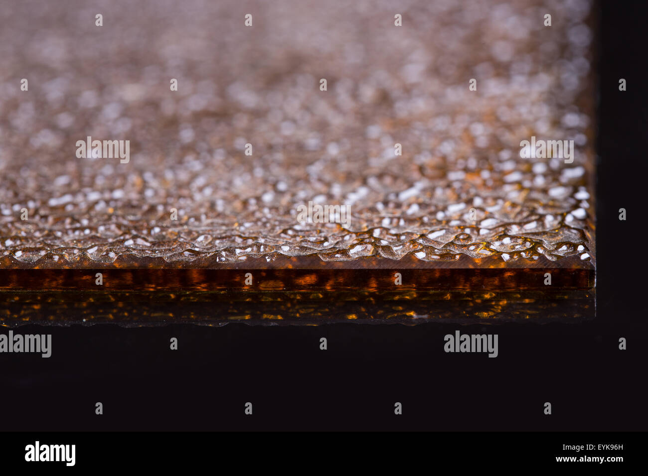 fluted glass. design element. The wavy texture Stock Photo Alamy