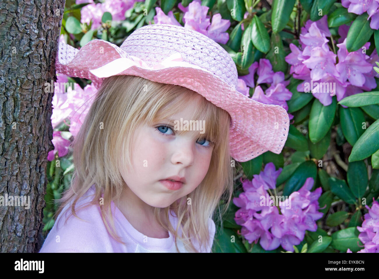 Girl wearing a pink hat hires stock photography and images Alamy