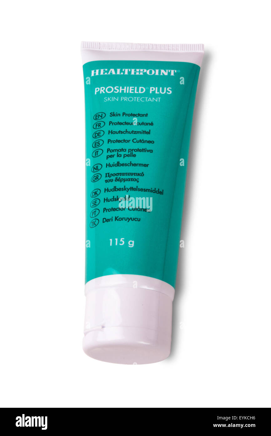 Tube of skin protectant cream Stock Photo
