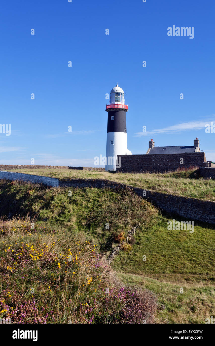 Lighthouse of Rathlin Island, Antrim county, Northern Ireland Stock Photo