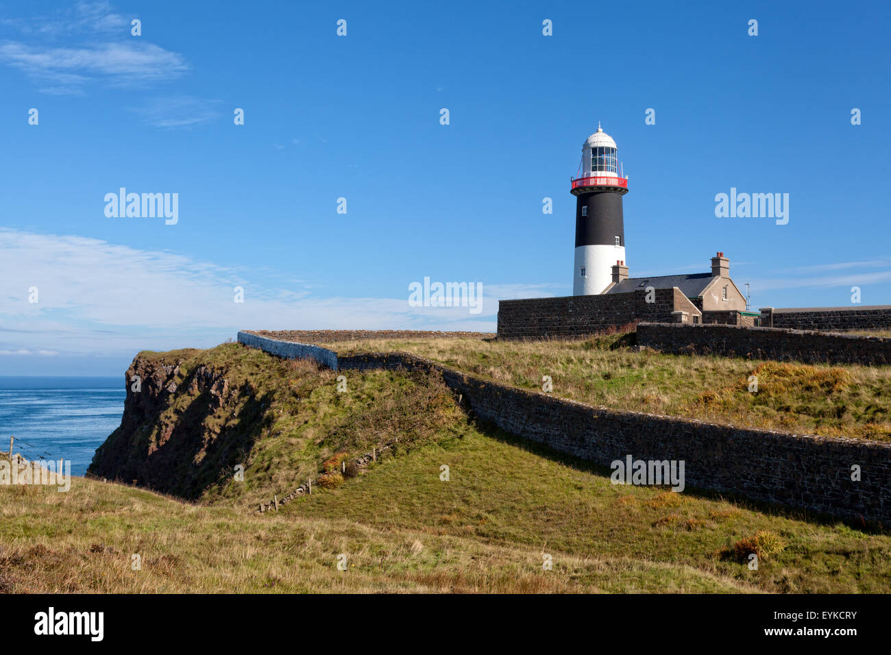 East Lighthouse on Rathlin island, Northern Ireland Stock Photo