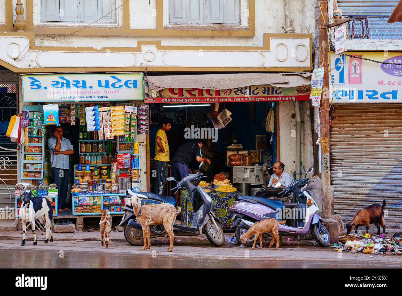 India, Gujarat, Junagadh, old city Stock Photo Alamy