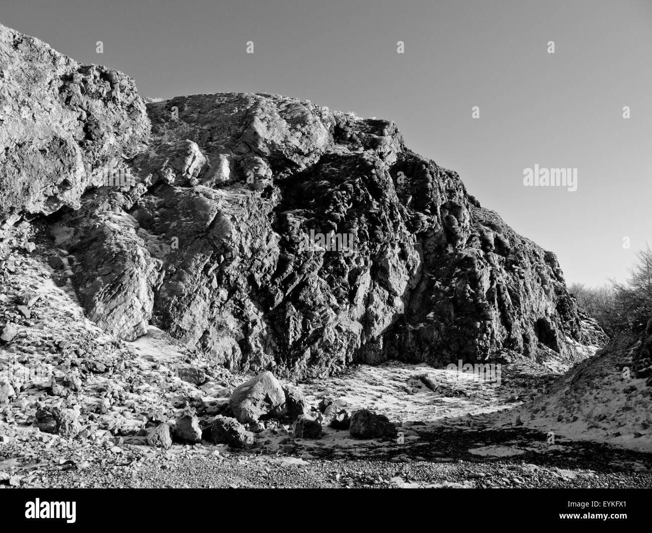 Beautiful rocky crag Black and White Stock Photos & Images - Alamy