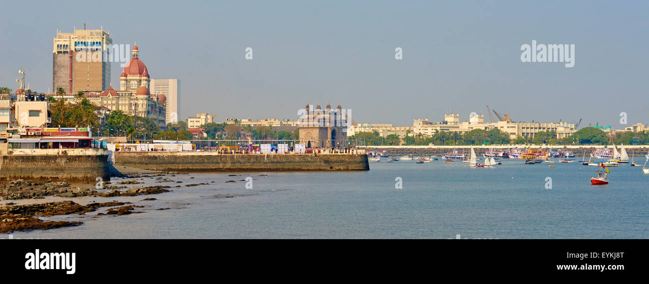 India, Maharashtra, Mumbai (Bombay), Gateway of India Stock Photo