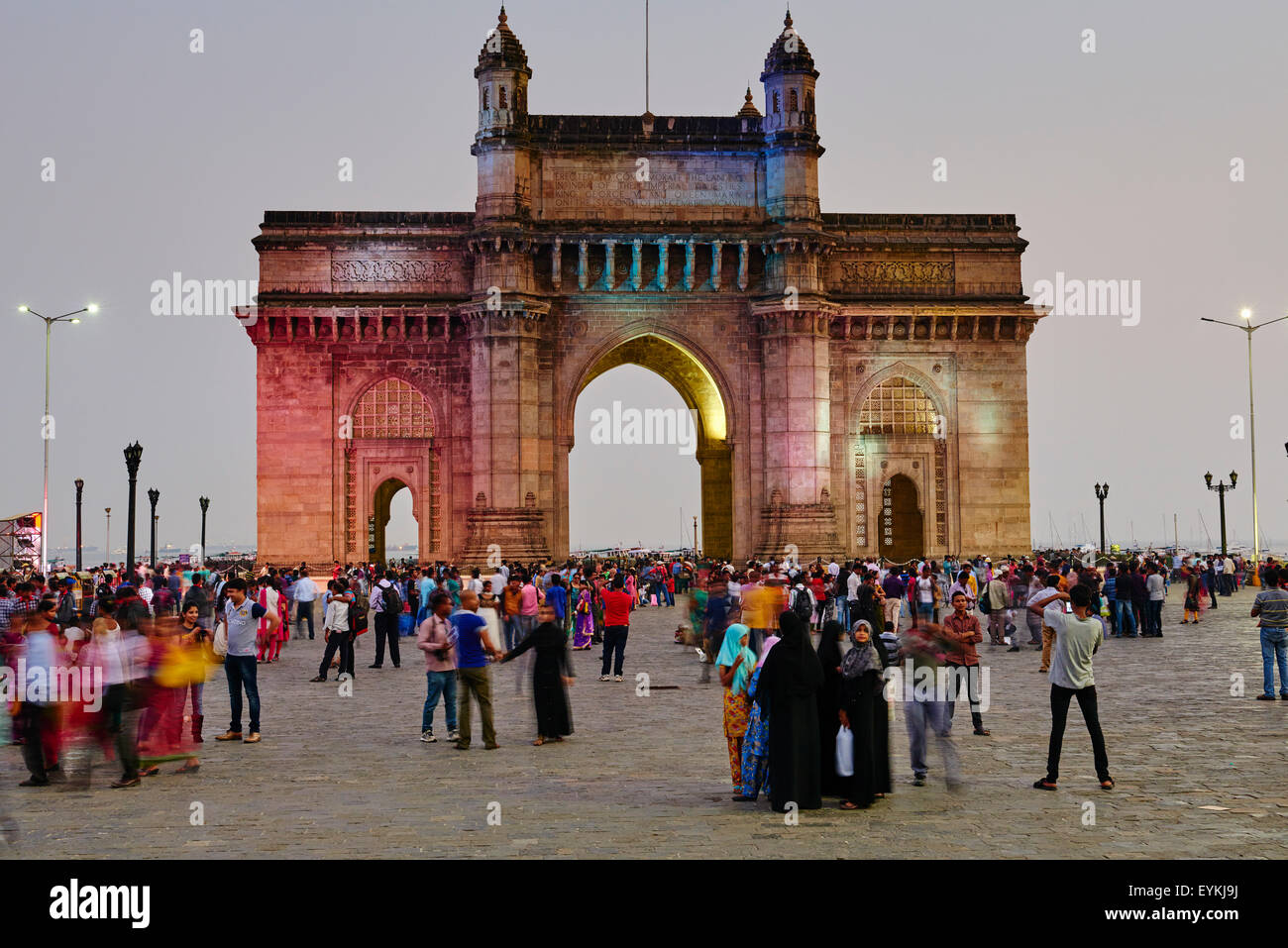 India, Maharashtra, Mumbai (Bombay), Gateway of India Stock Photo