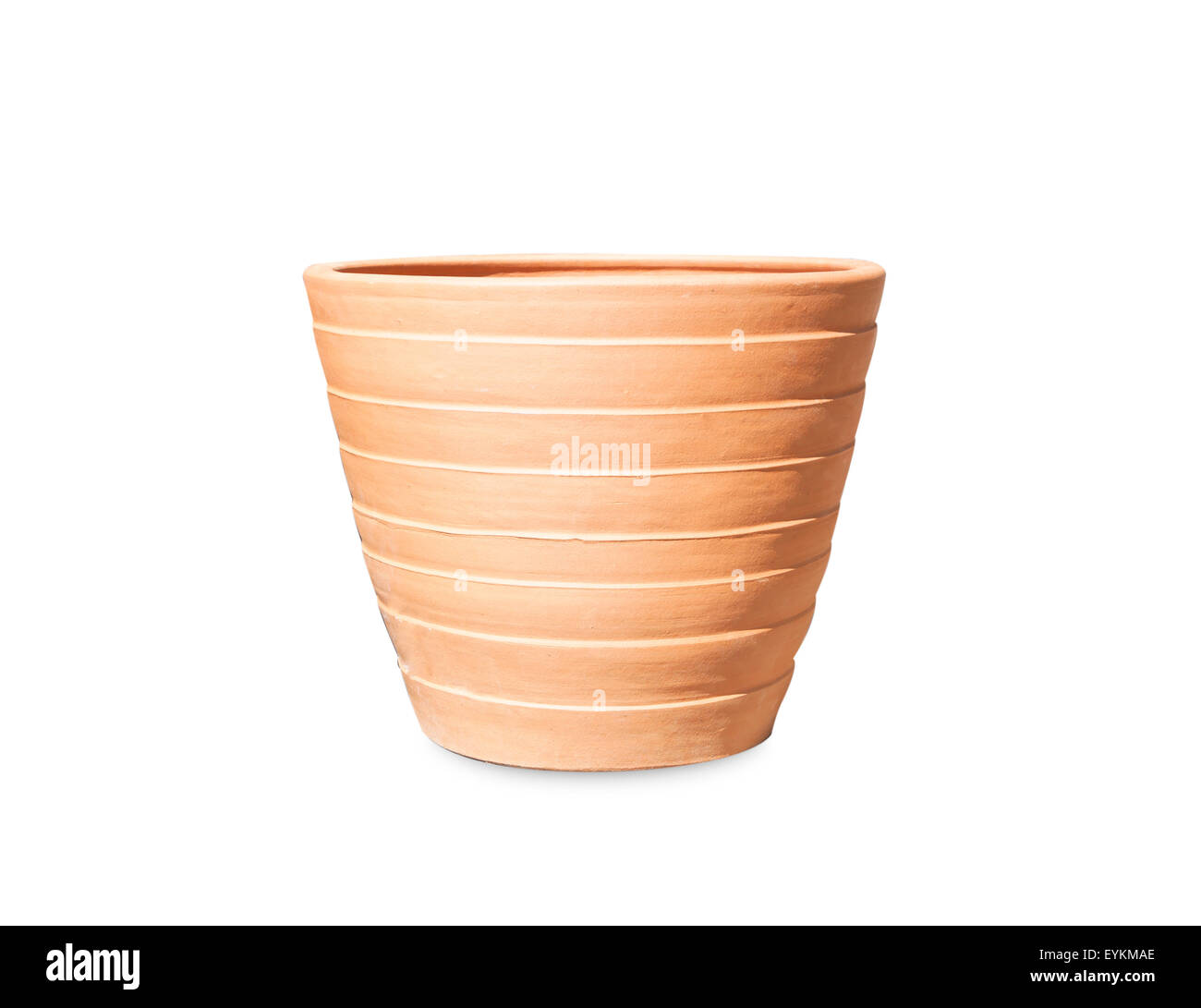 Clay pots, vases isolated on white background Stock Photo - Alamy