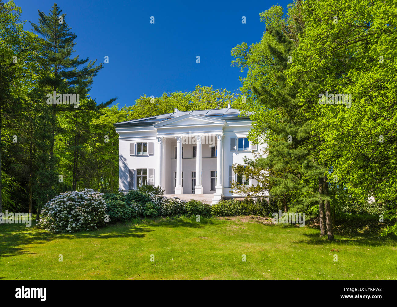 Germany, Mecklenburg-West Pomerania, island Usedom, Baltic bath Herring village, Villa home Oppen, Lyonel Feininger Residenz, Stock Photo
