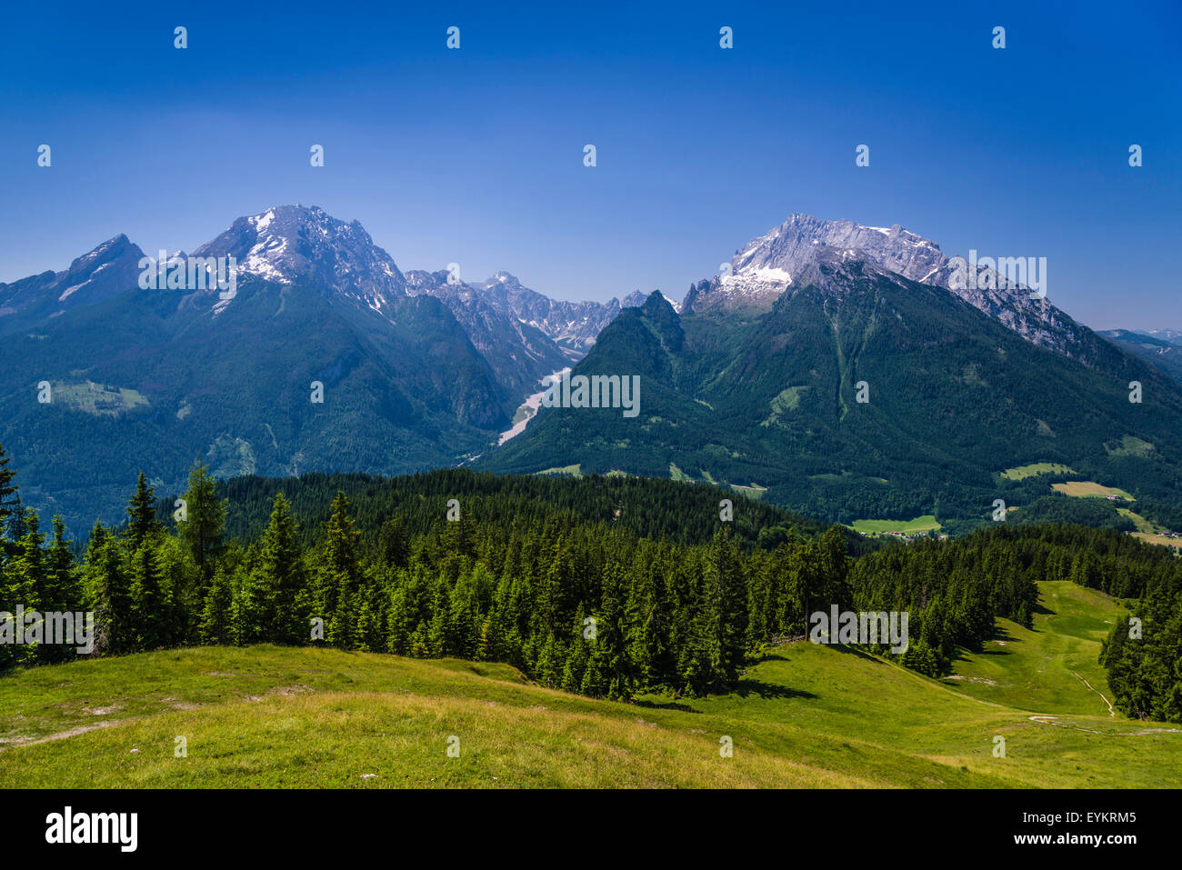 Germany, Bavaria, Upper Bavaria, 'Berchtesgadener Land' (district ...