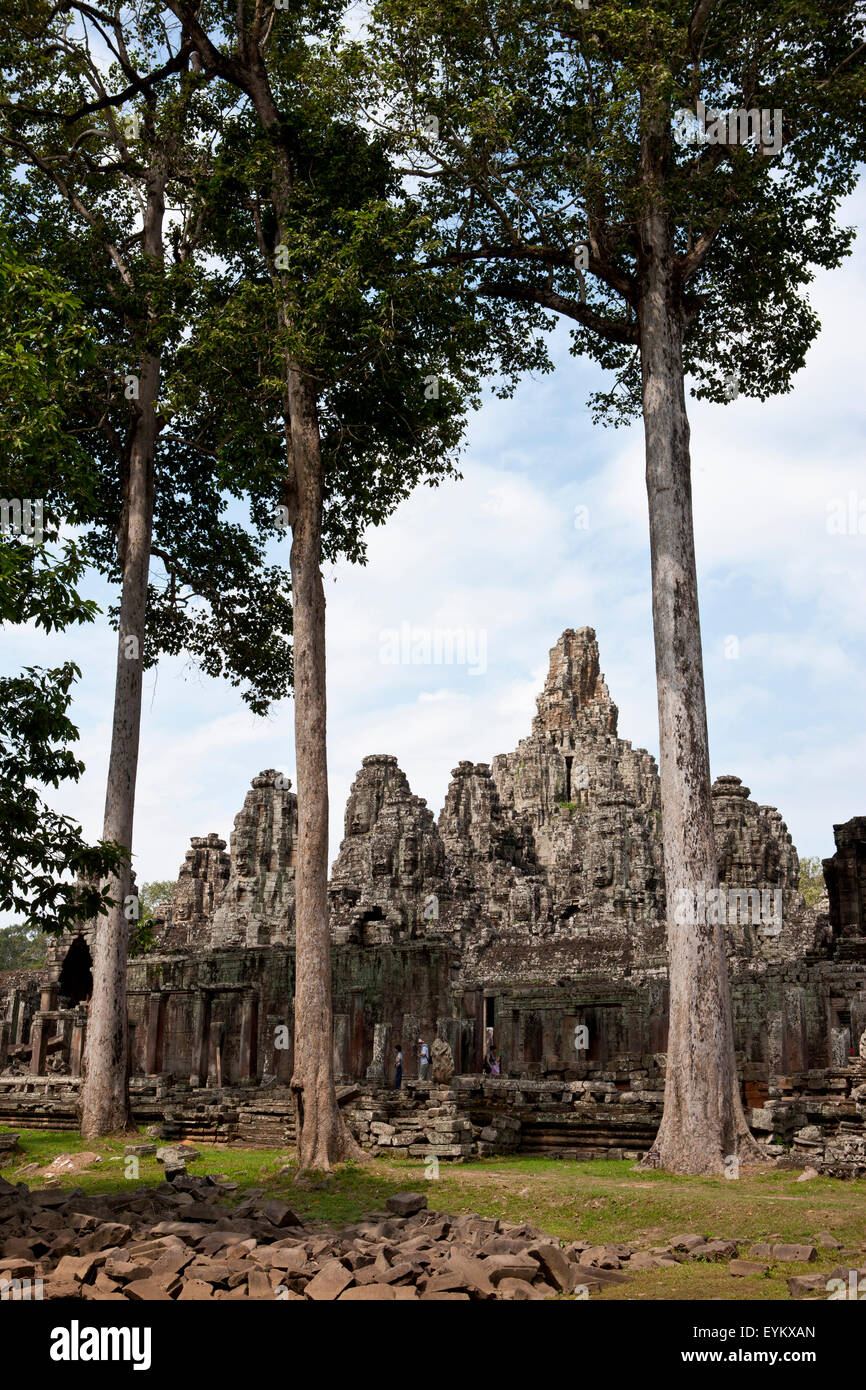 Cambodia, province of Siem Reap, region of Angkor, Buddhist temple ...