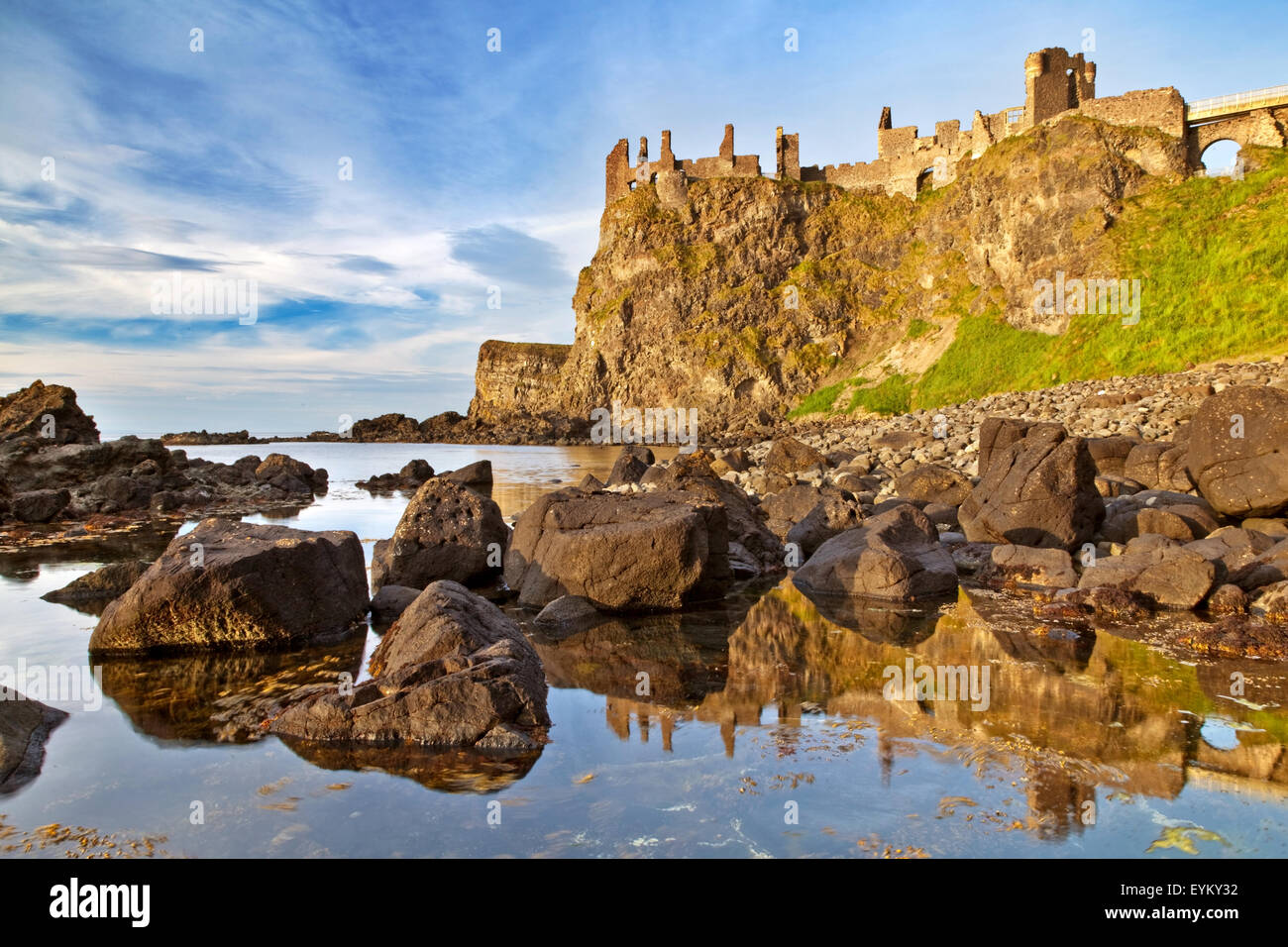 Dunluce Castle House Of Greyjoy Game Of Thrones Stock Photo