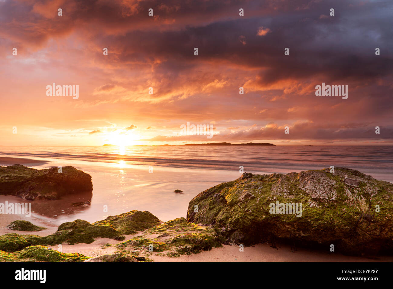 Sunset at Whiterocks Stock Photo - Alamy