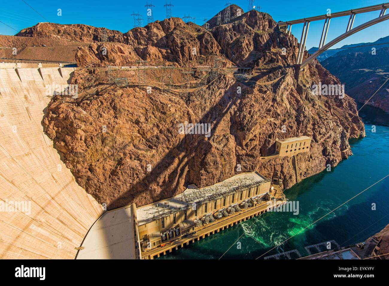 Hoover dam bridge hi-res stock photography and images - Alamy
