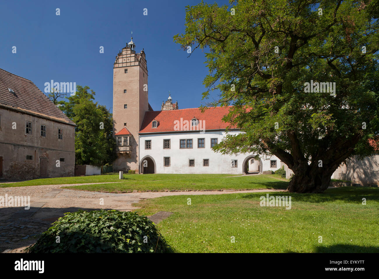 Germany, Saxony, castle, Strehla, Riesa, Stock Photo