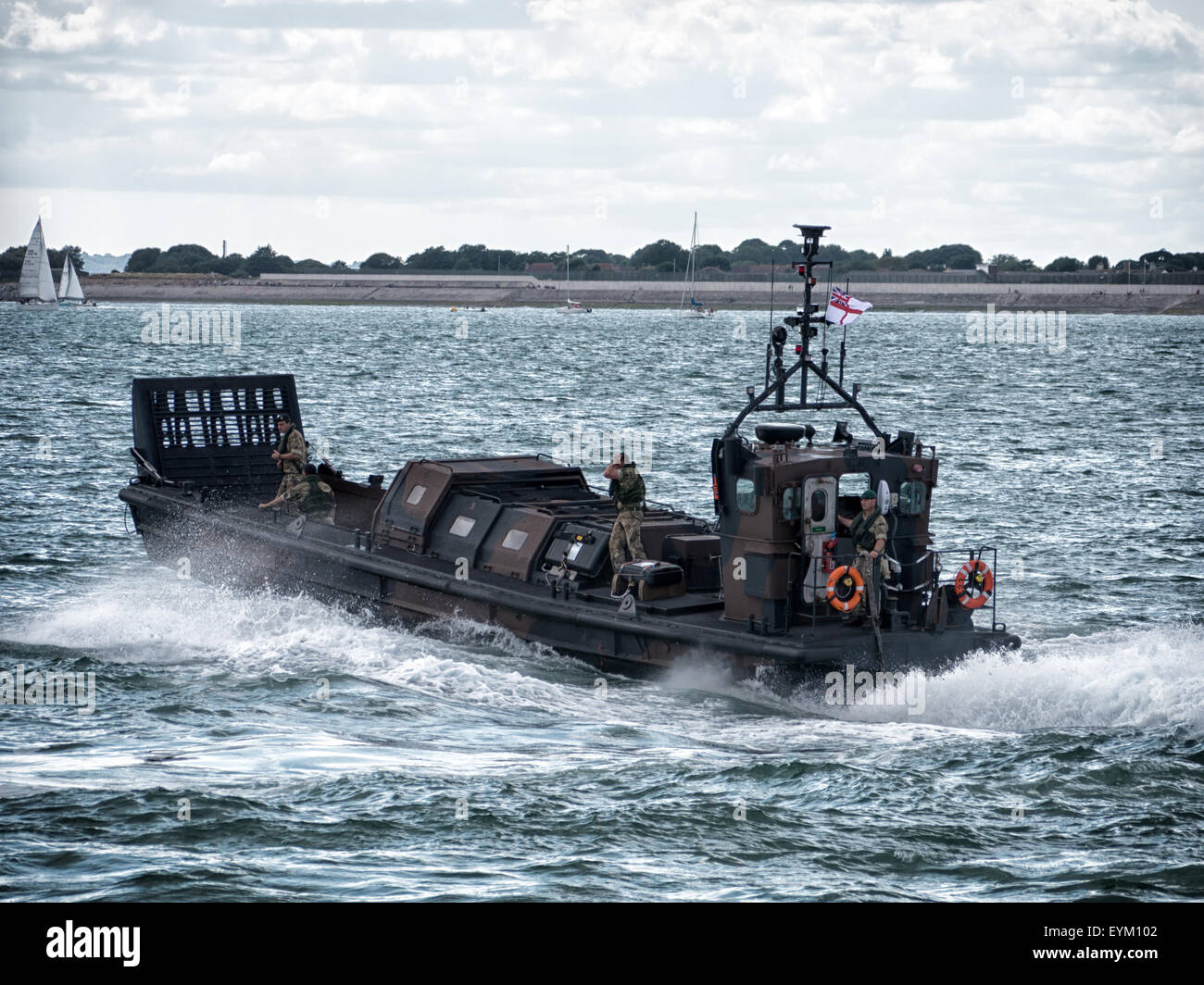 A Royal Marines LCVP Mk5 landing craft Stock Photo Alamy