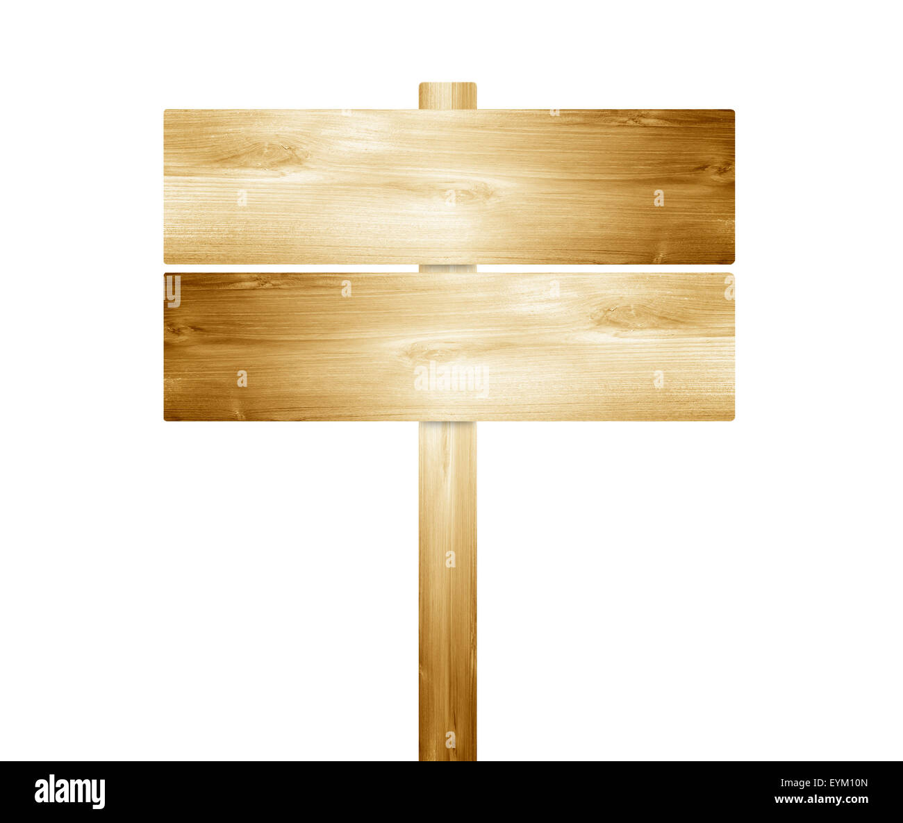 Old wooden sign isolated on white background Stock Photo - Alamy