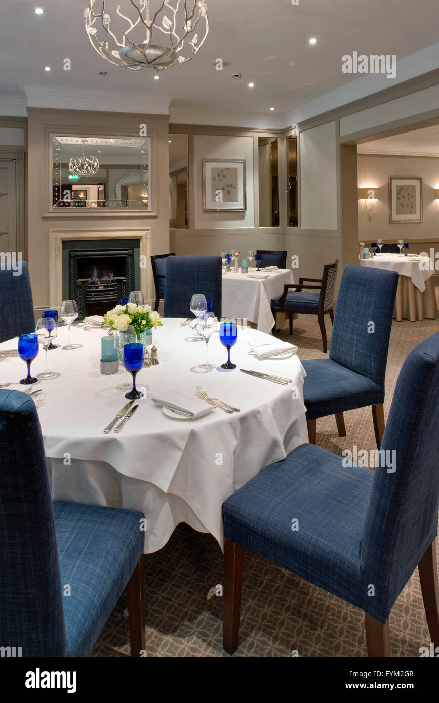 Dower House Restaurant at the Royal Crescent Hotel, Bath. Stock Photo