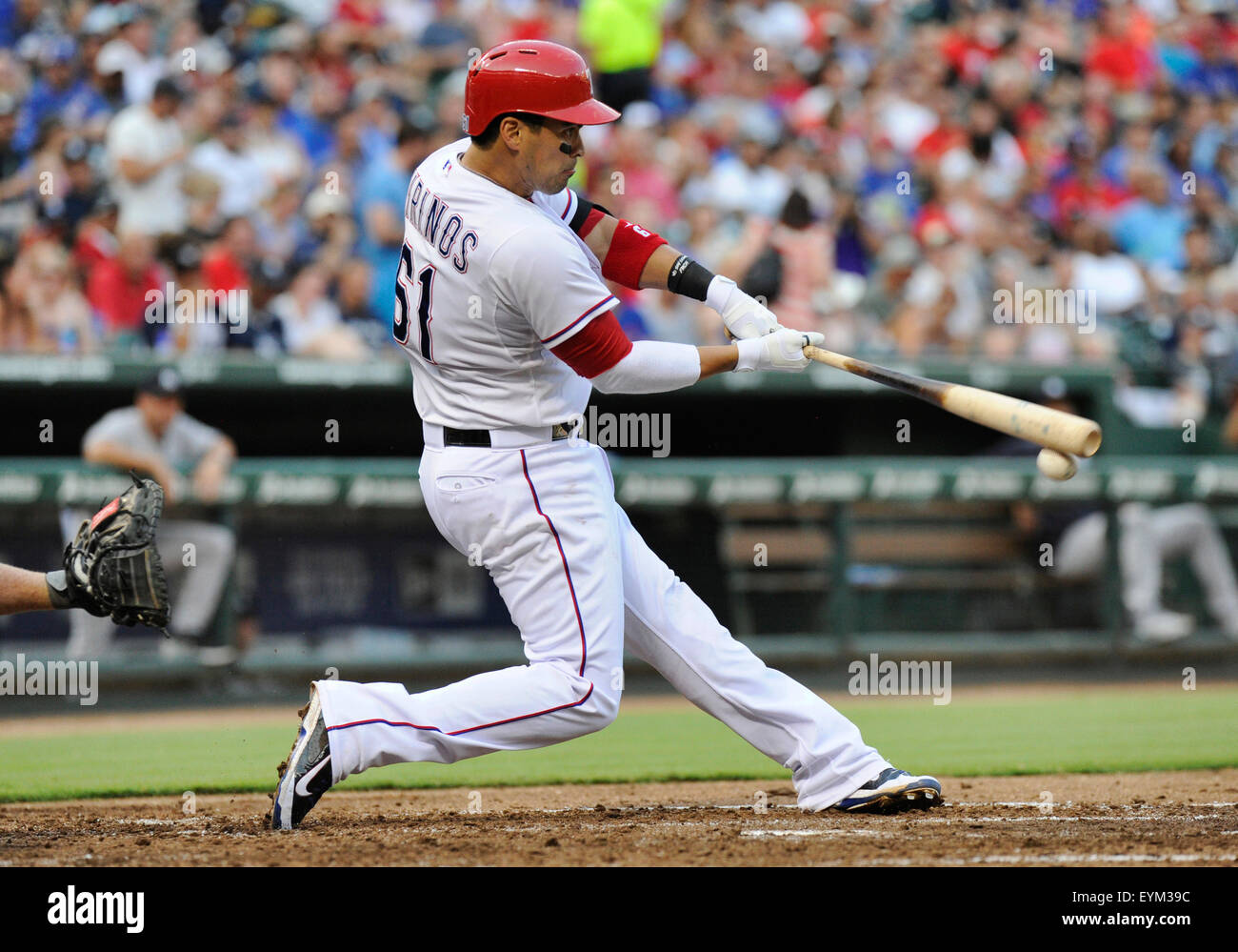 Texas rangers catcher robinson chirinos 61 hi-res stock photography and ...
