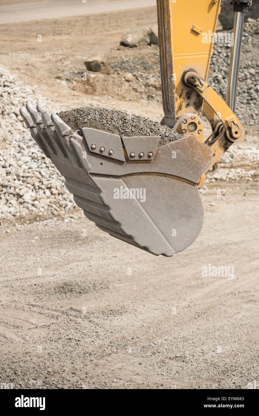 Shovel excavator Stock Photo