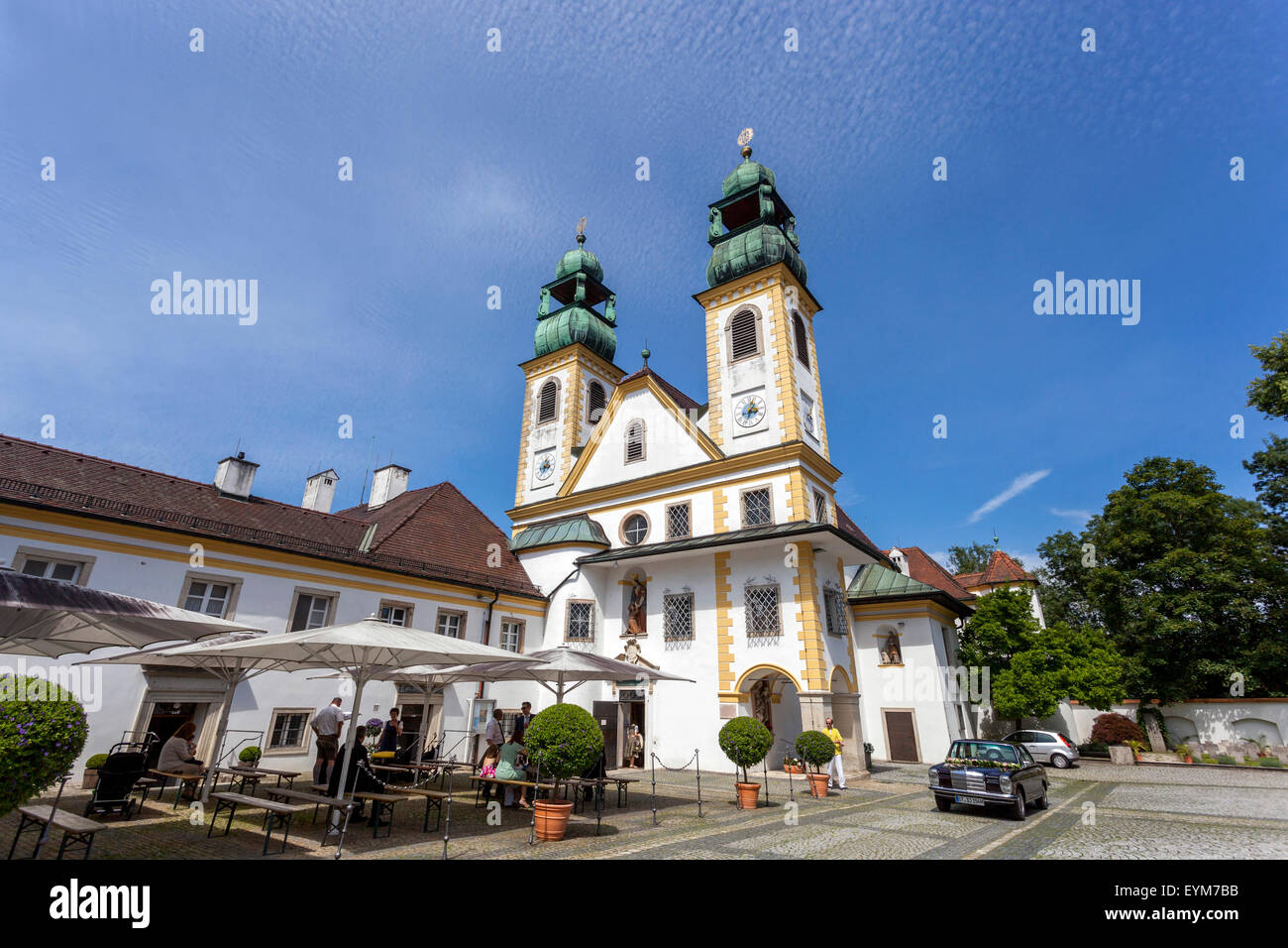 Passau Germany Mariahilf Baroque pilgrimage church Bavaria Stock Photo