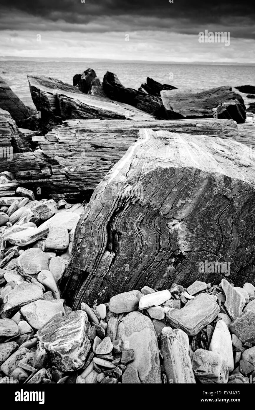 Rocks and erosion Black and White Stock Photos & Images - Alamy