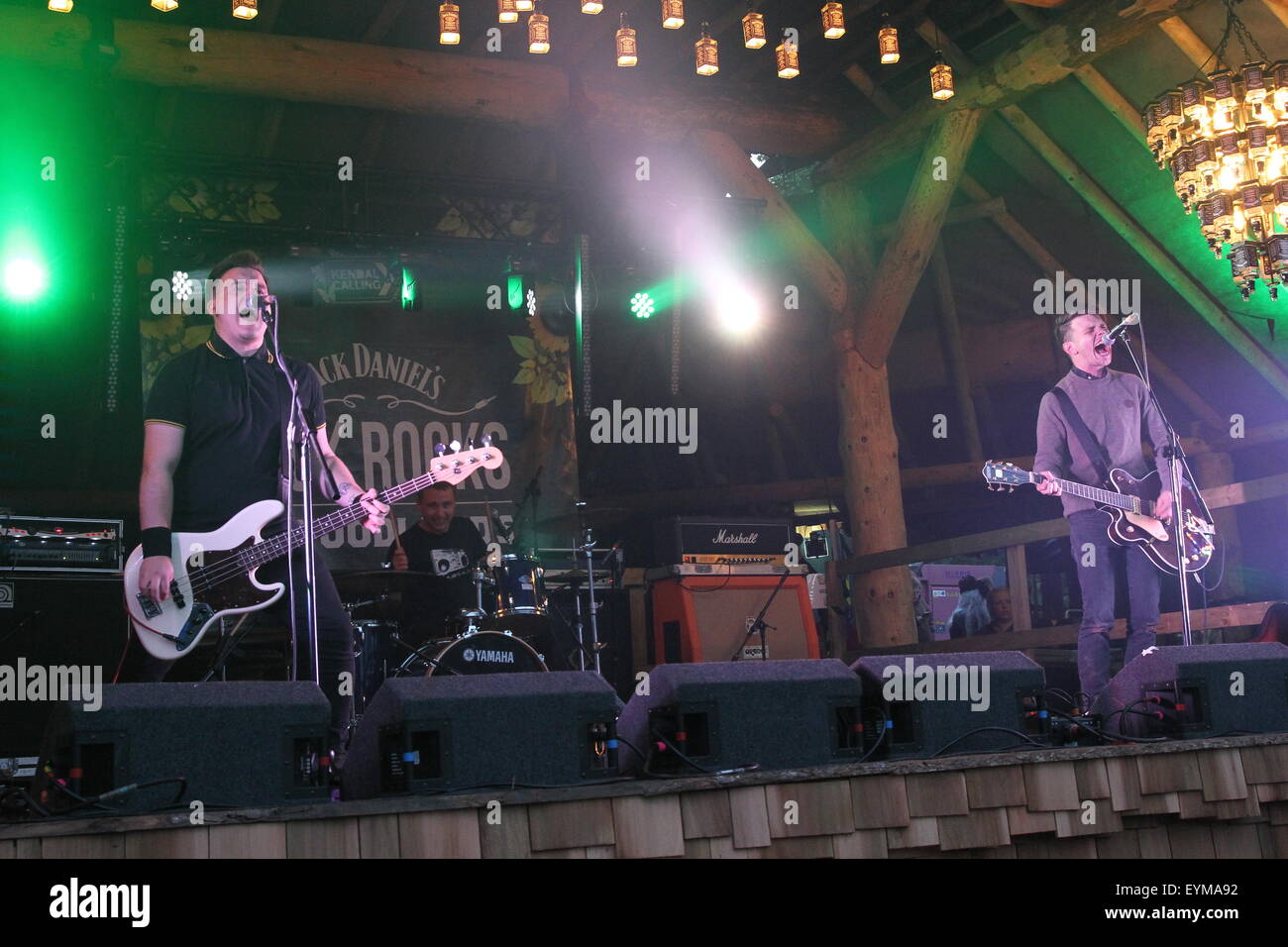 Penrith, Cumbria, UK. 31st July, 2015. Colt 45 perform live on the Woodlands Stage at Kendal Calling 2015. Credit:  SJN/Alamy Live News Stock Photo