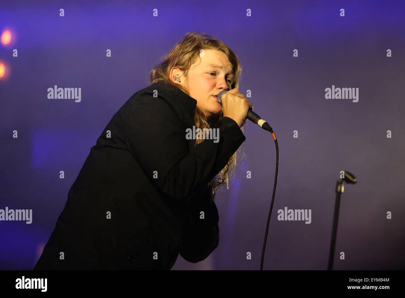 Penrith, Cumbria, UK. 31st July, 2015. Kate Tempest performs live on the Calling Out Stage at Kendal Calling 2015. Credit:  SJN/Alamy Live News Stock Photo