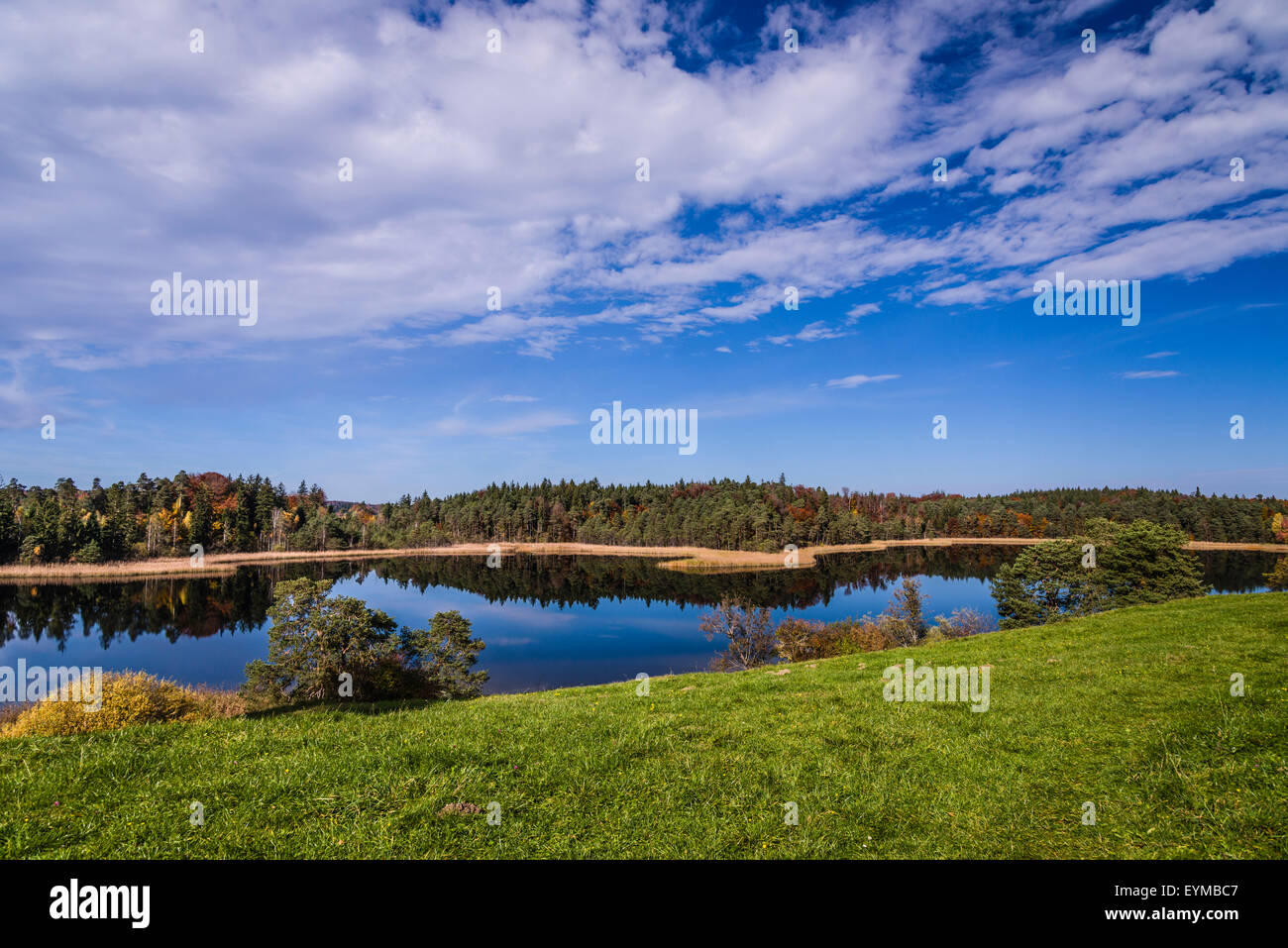 Germany, Bavaria, Upper Bavaria, Pfaffenwinkel, Easter lakes, village ...