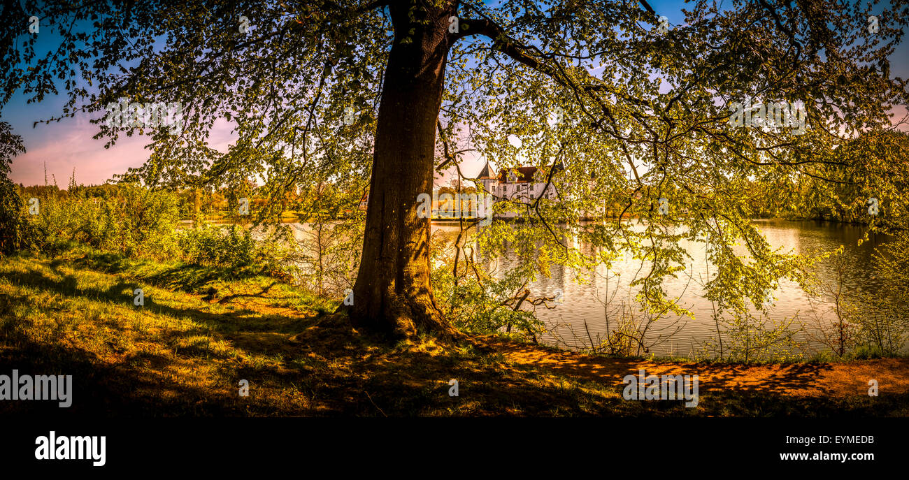 Germany, Schleswig-Holstein, Glücksburg, castle Stock Photo