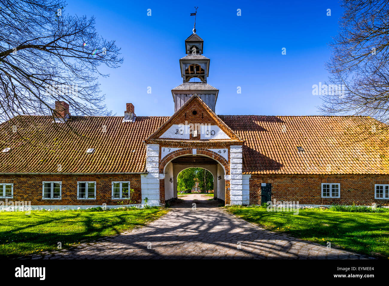 Germany, Schleswig-Holstein, manor, Krieseby Stock Photo