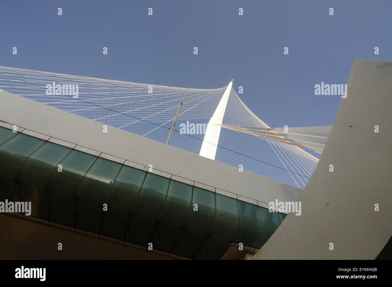 Jerusalem, Chords bridge of Calatrava, Israel Stock Photo Alamy