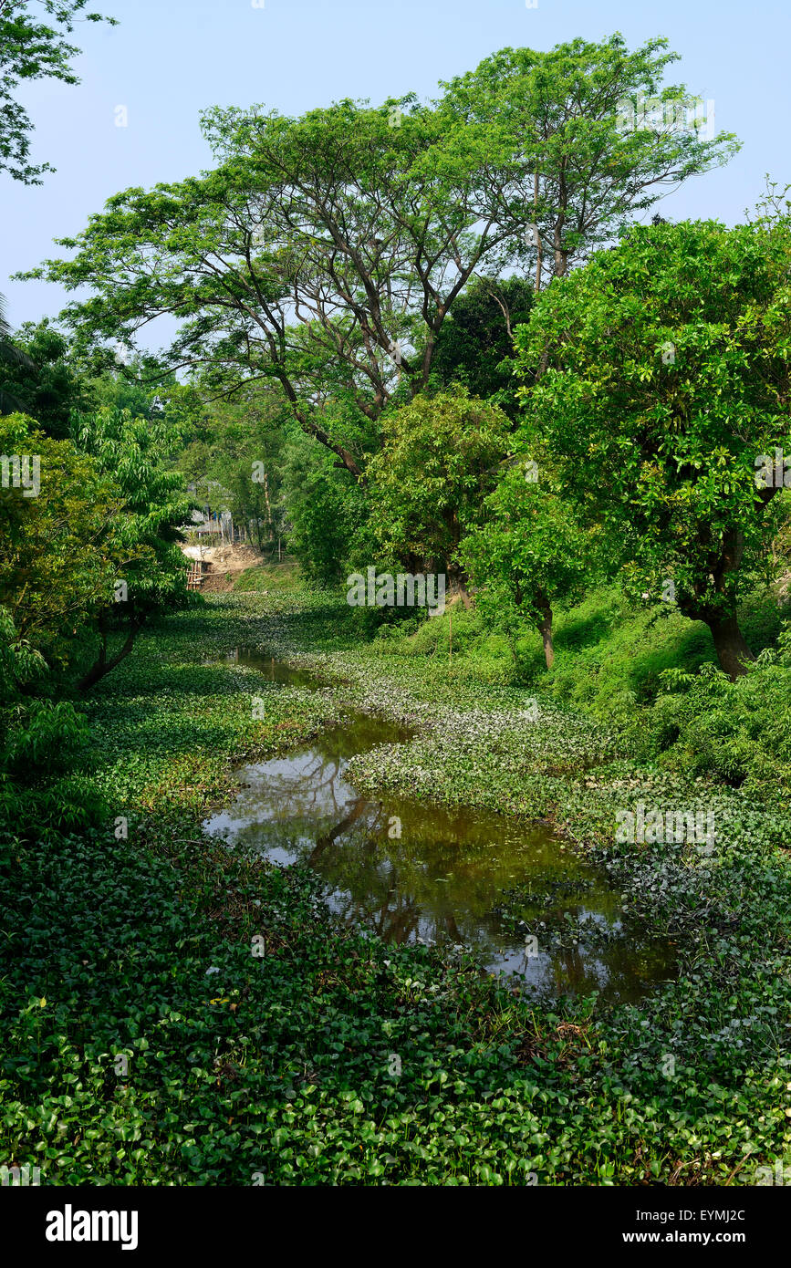 Riverscape in Munshiganji, Bangladesh, Asia Stock Photo