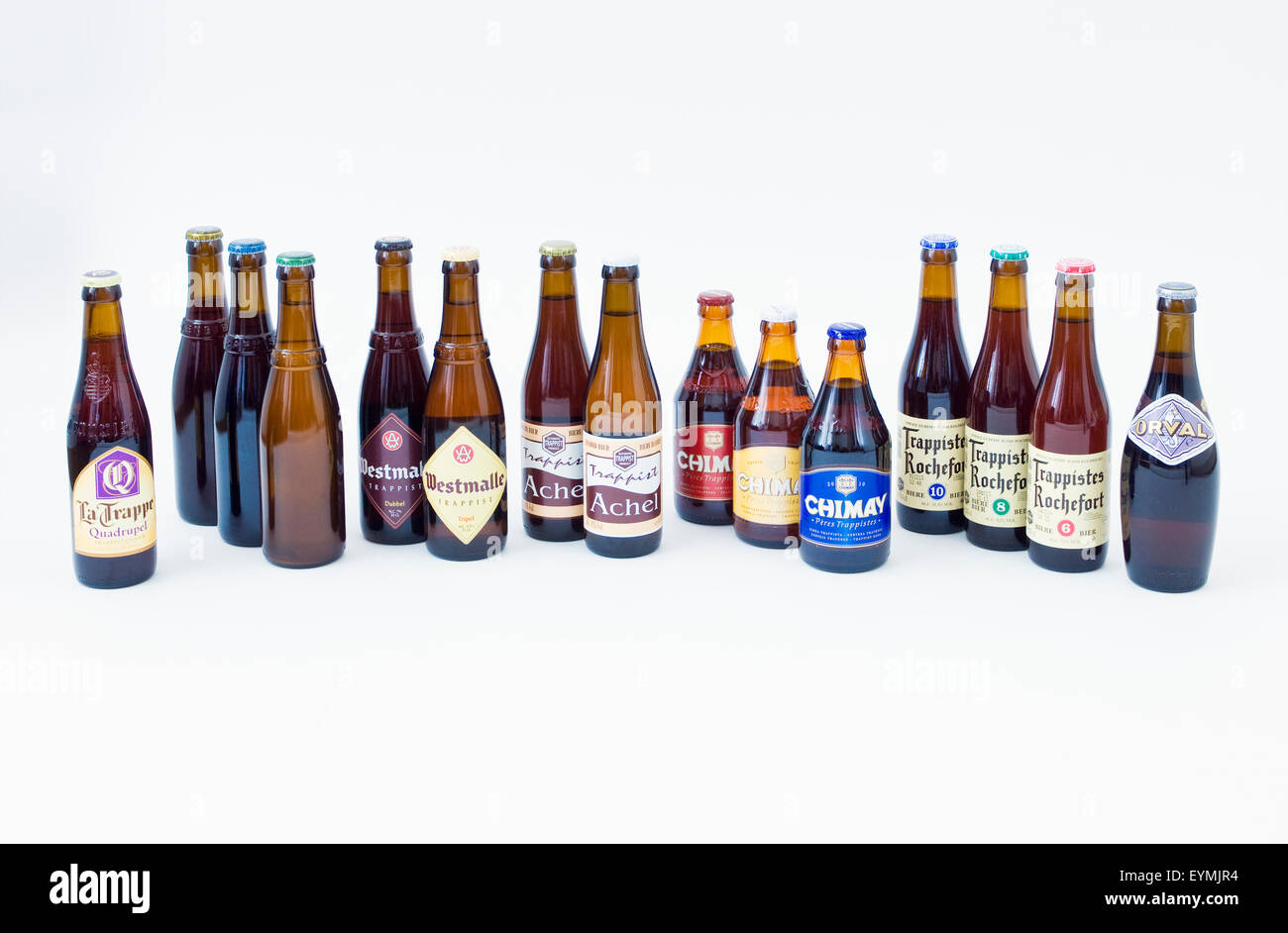 A variety of of all recognized Belgian Trappist beers including La
